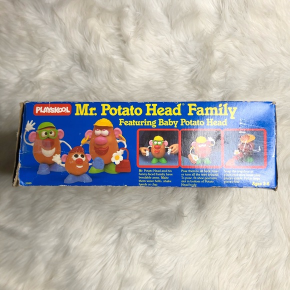 Mr. Potato Head Family Set Vintage Playskool 1986 Complete set with Box - Picture 9 of 12